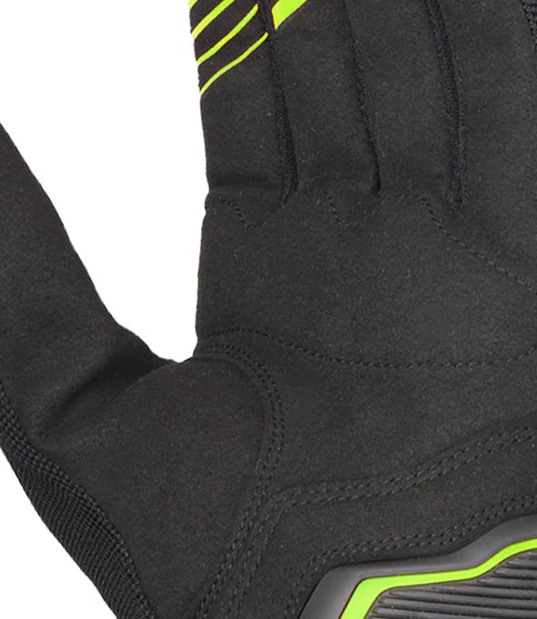 Rynox Helium GT 2 Black-Hi Viz Green Gloves