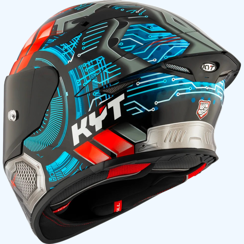 KYT TT Revo Gloss Synchrotron Helmet