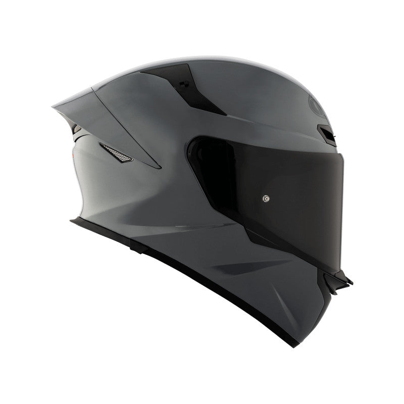 KYT TT Revo Plain GRL Grey Matt Helmet
