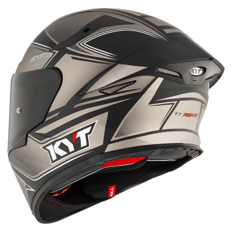 KYT TT Revo Tourist Cool Matt Grey Helmet