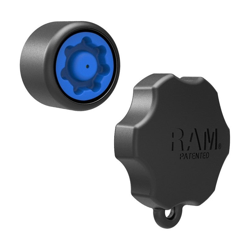 RAM Mixed Combination Pin-Lock Security Knob and Key Knob for 1" Dia B Size Arms
