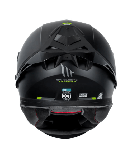 MT Thunder3 Pro Solid MATT Black Helmet