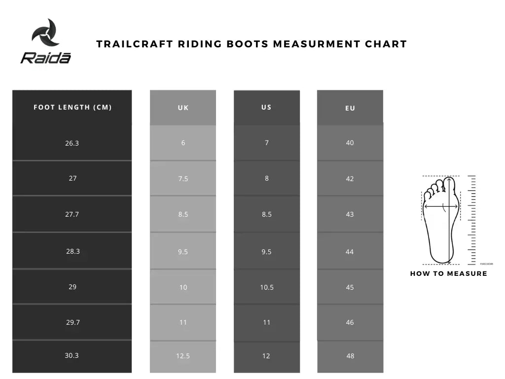 Raida TrailCraft CE Motorcycle Boots