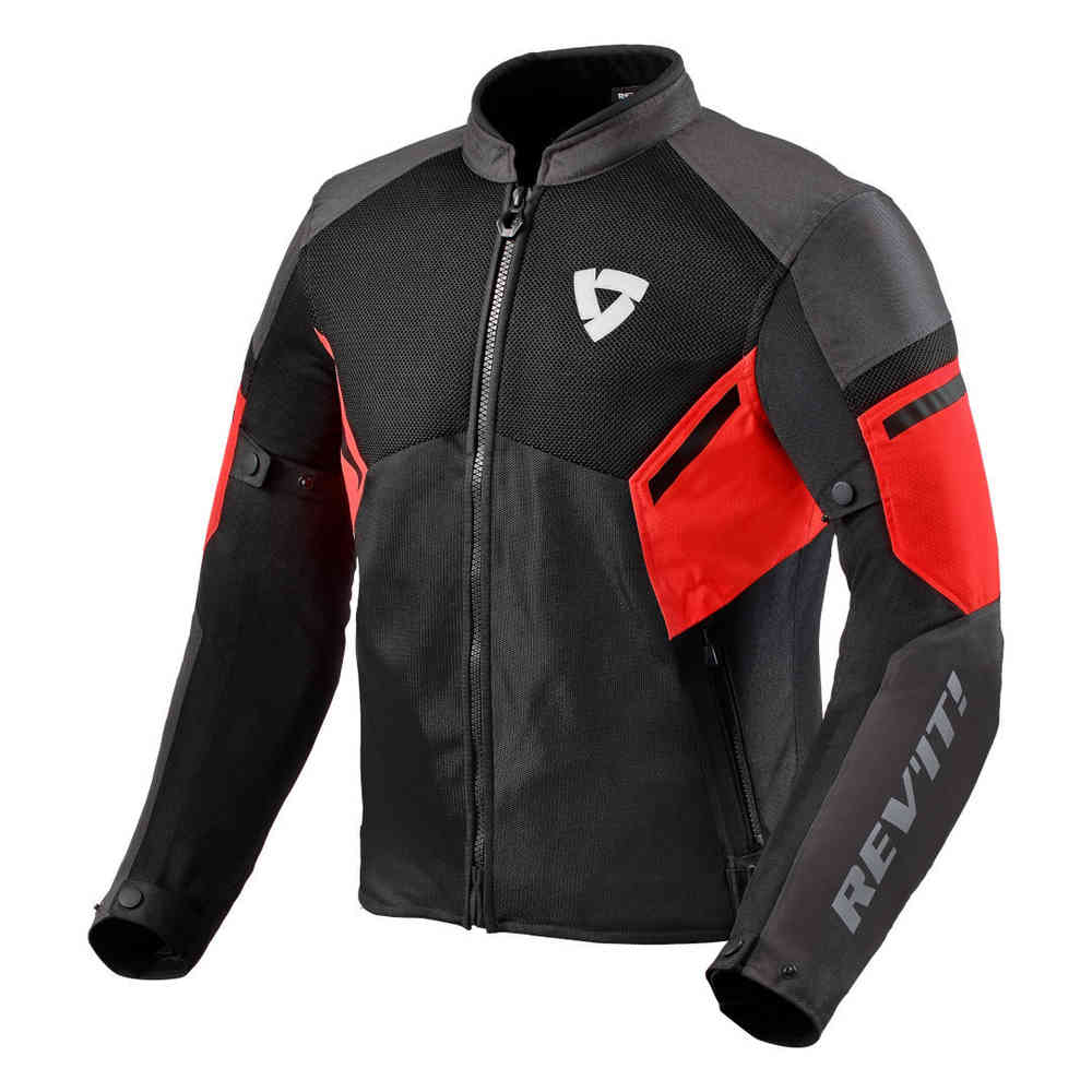 Rev'it! GT-R Air 3 Mesh Black Neon Red Jacket