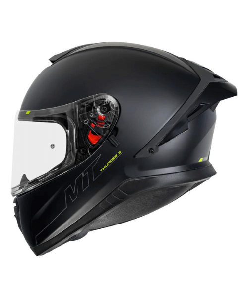 MT Thunder3 Pro Solid MATT Black Helmet
