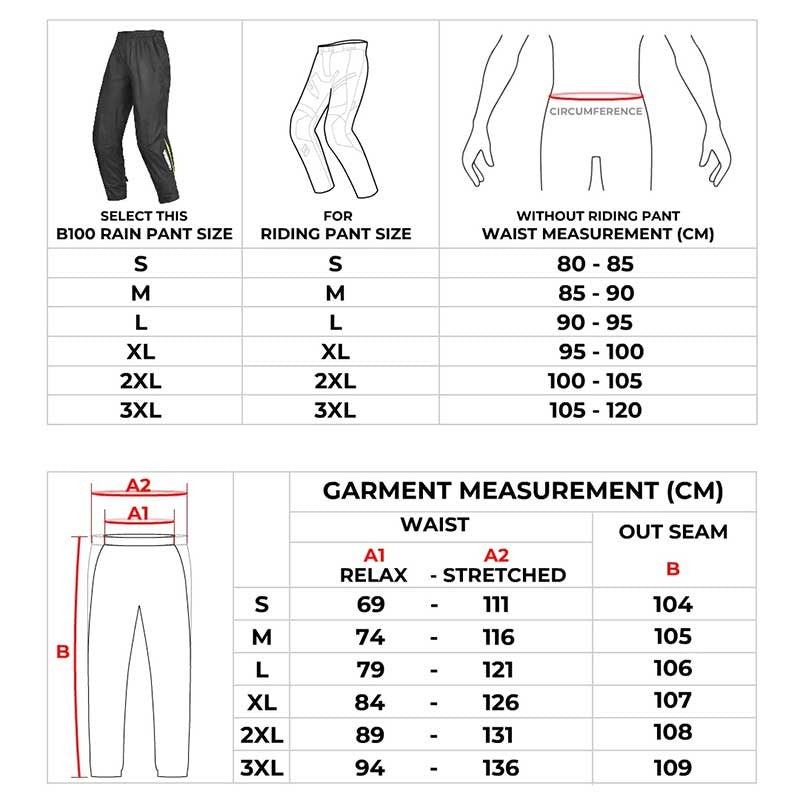 Viaterra B100 – Rain Pant