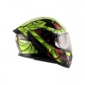 Apex Venomous D/V Gloss Helmet ( Black Neon Green)