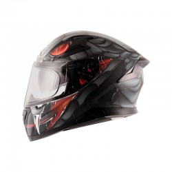 Apex Venomous D/V Black Grey Helmet