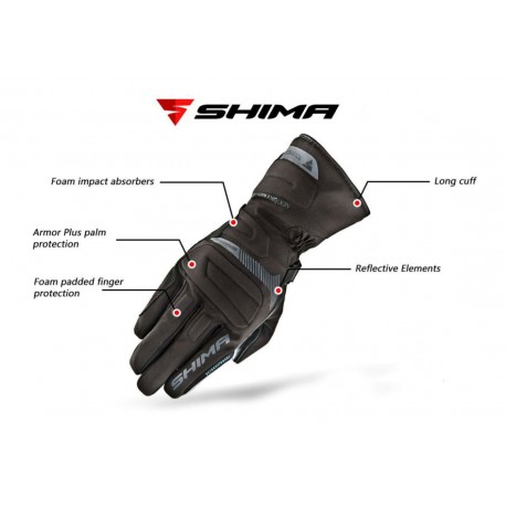 Shima TOURING DRY long cuff gloves