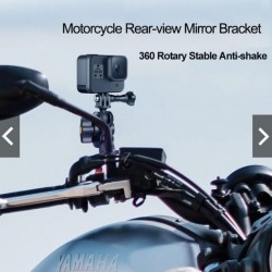 Motorcycle Rear view Mirror Mount for ActionCams