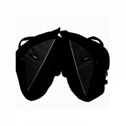 ViaTerra Wolf saddlebags for Bajaj Pulsars (Black)