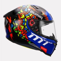 MT Revenge 2 Moto 3 Black Helmet