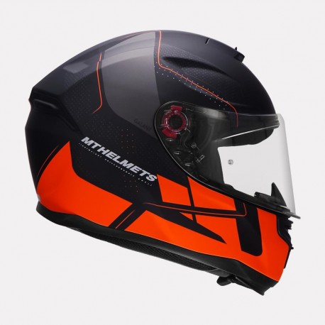 MT Hummer Galant Matt Orange Helmet