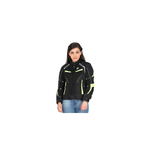 Asmi Ladies Jacket V3.0(Black & Neon)