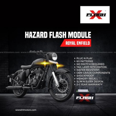 FlashX Hazard Flash Module, Blinker/Flasher for RE C350 / C500
