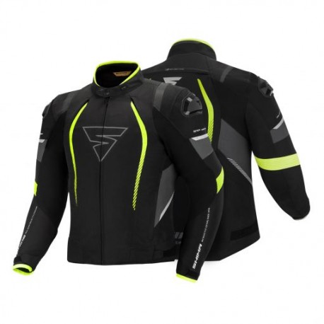 Shima SolidPro Textile Sports Touring Jacket Red