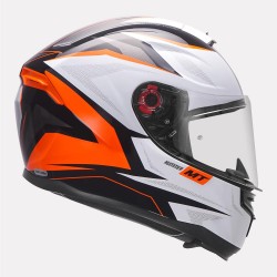 MT Helmet Hummer Gloss Stark Fluorescent Orange Helmet
