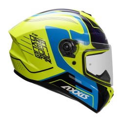 Axxis Draken S Cougar Motorcycle Gloss Flo Green Helmet