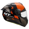 MT Targo Pro Rigel Motorcycle Gloss Flo Orange Helmet