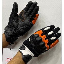ViaTerra Holeshot – Black/orange Riding Gloves