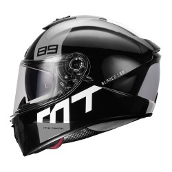 MT Blade 2sv 89 Gloss Grey Motorcycle Helmet