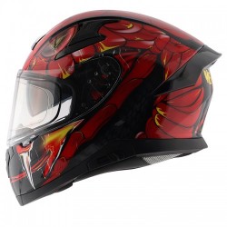 Apex Venomous D/V Gloss BLACK RED Helmet