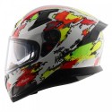 Axor Apex Racer D/V GLOSS White Neon Yellow Helmet