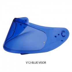 MT - V12 Pin-lock ready Blue HD Visor