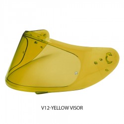 MT - V12 Pin-lock ready Yellow HD Visor