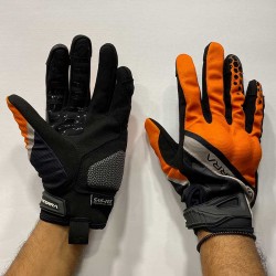 Viaterra Roost – Motorcycle Riding Flame Orange Gloves