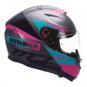 MT Hummer Quo Gloss Pink Helmet