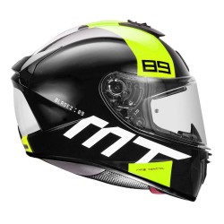 MT Blade 2sv 89 Matt Flo Yellow Motorcycle Helmet