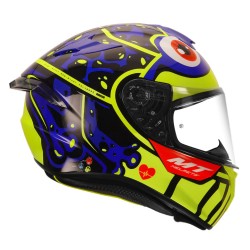 MT Targo Pro Frog Gloss Blue Helmet