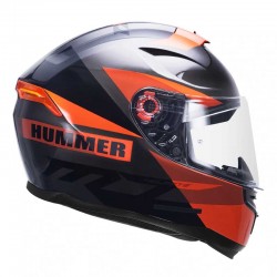 MT Hummer Quo Matt Red Helmet