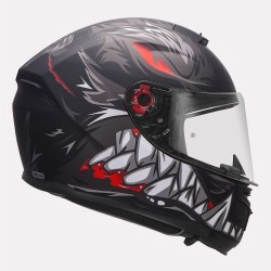 MT Helmet Hummer Lycan Gloss Black
