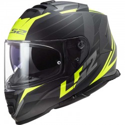 LS2 FF800 Storm Nerve Gloss Black Hi-viz Yellow Helmet