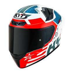 KYT TT Course Fuselage Red Helmet