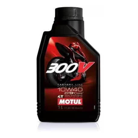 Motul 300V 10W40 FL Road Racing Synthetic Motor Oil (1 L)