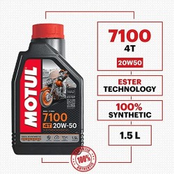 Motul 20W-50 1.5L Motul 7100 4T Fully Synthetic Engine Oil