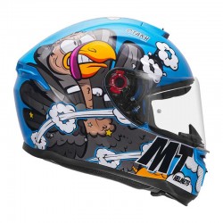 MT Hummer Otaku Gloss Blue Helmet