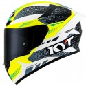 KYT TT Course Gear Black Yellow Helmet