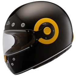 SMK Retro Black Yellow Matt (MA240) Helmet