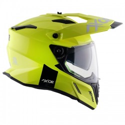 Axor X-Cross Dual Visor SC Neon Yellow Green Helmets