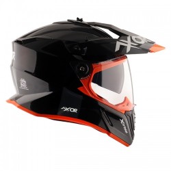 Axor X-Cross Dual Visor SC Black Orange Helmets