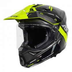 Axxis Wolf Ds Forest Gloss Flo Yellow Helmet