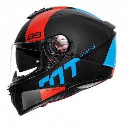 MT Blade 2sv 89 Matt Red & Blue Motorcycle Helmet