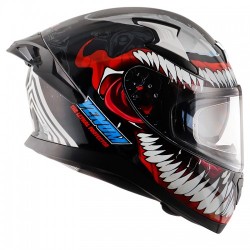 Apex Marvel Venom Black Red Helmet