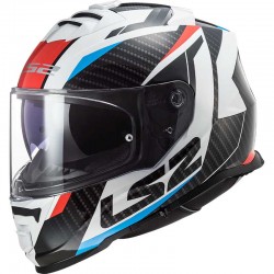 LS2 FF800 Storm Racer Red Blue White Gloss Helmet