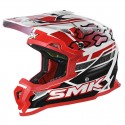 SMK Allterra Off Road Tribou GL 123 Helmets (Red)