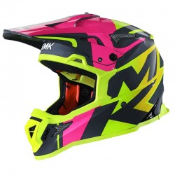 SMK Allterra Off Road XPower GL 649 Helmets (Flo Pink)